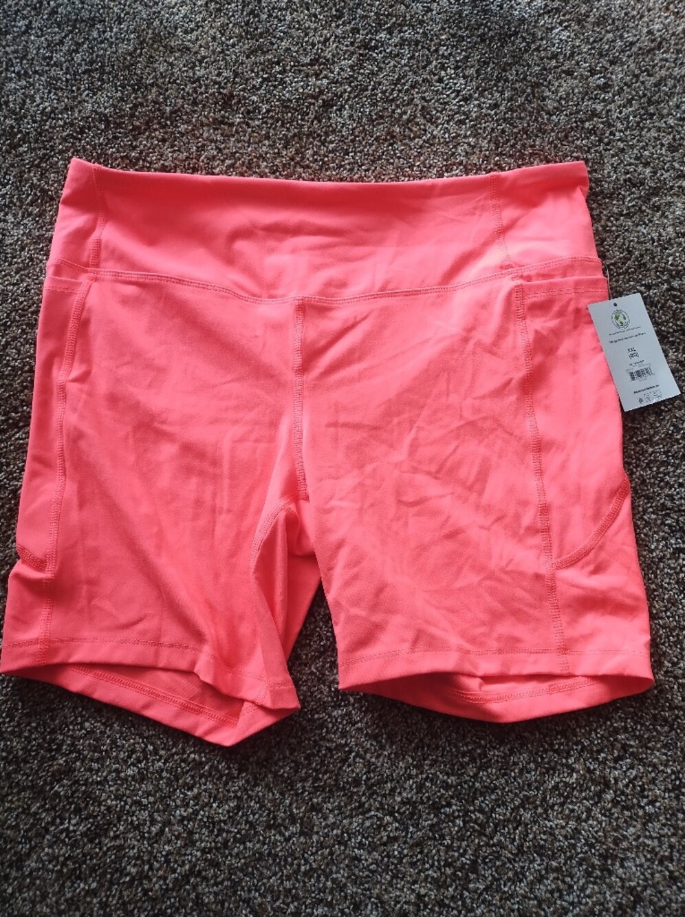 Athletic Works Coral Active Bike Shorts